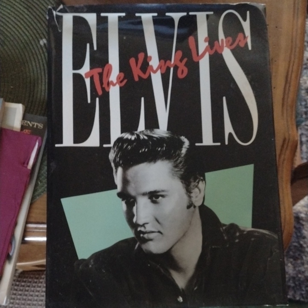 Elvis The King Lives oversized Hardcover Book
